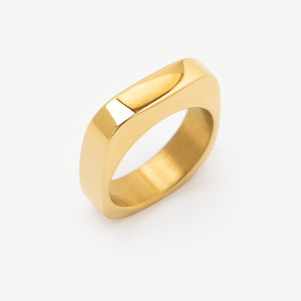 Harper Gold Square Ring